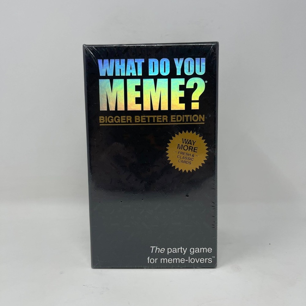 What Do You Meme? Bigger Better Edition - Hilarious Card Game for Teens Adults
